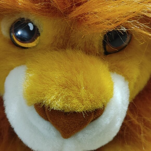 Disneys The Lion King Plush Lion Stuffed Animal Soft Toy Yellow Brown 12 Inch - Picture 8 of 10